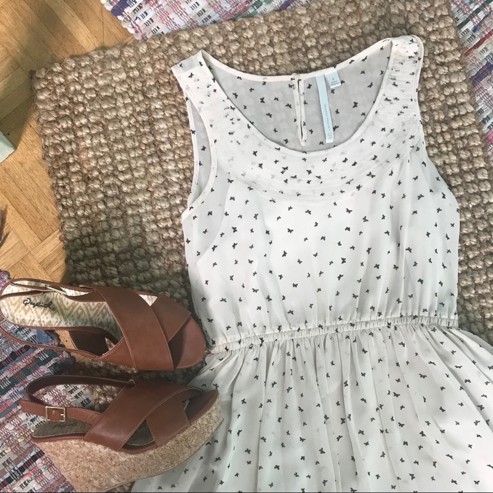LC Lauren Conrad Butterfly Hi-Low Dress